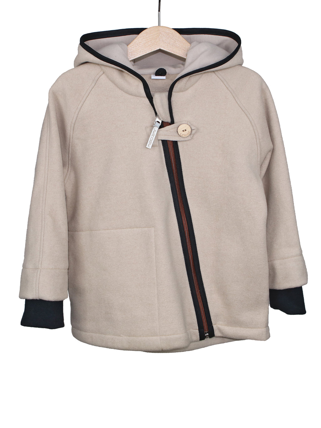 Fleecejacke 'Mika II'  Gr. 98/104 mit Bündchen