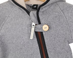 Jacke 'Mika' aus Bio-Baumwollfleece Details