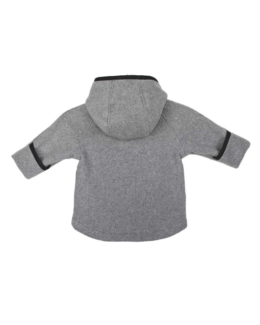 Jacke 'Mika' aus Bio-Baumwollfleece Rückansicht