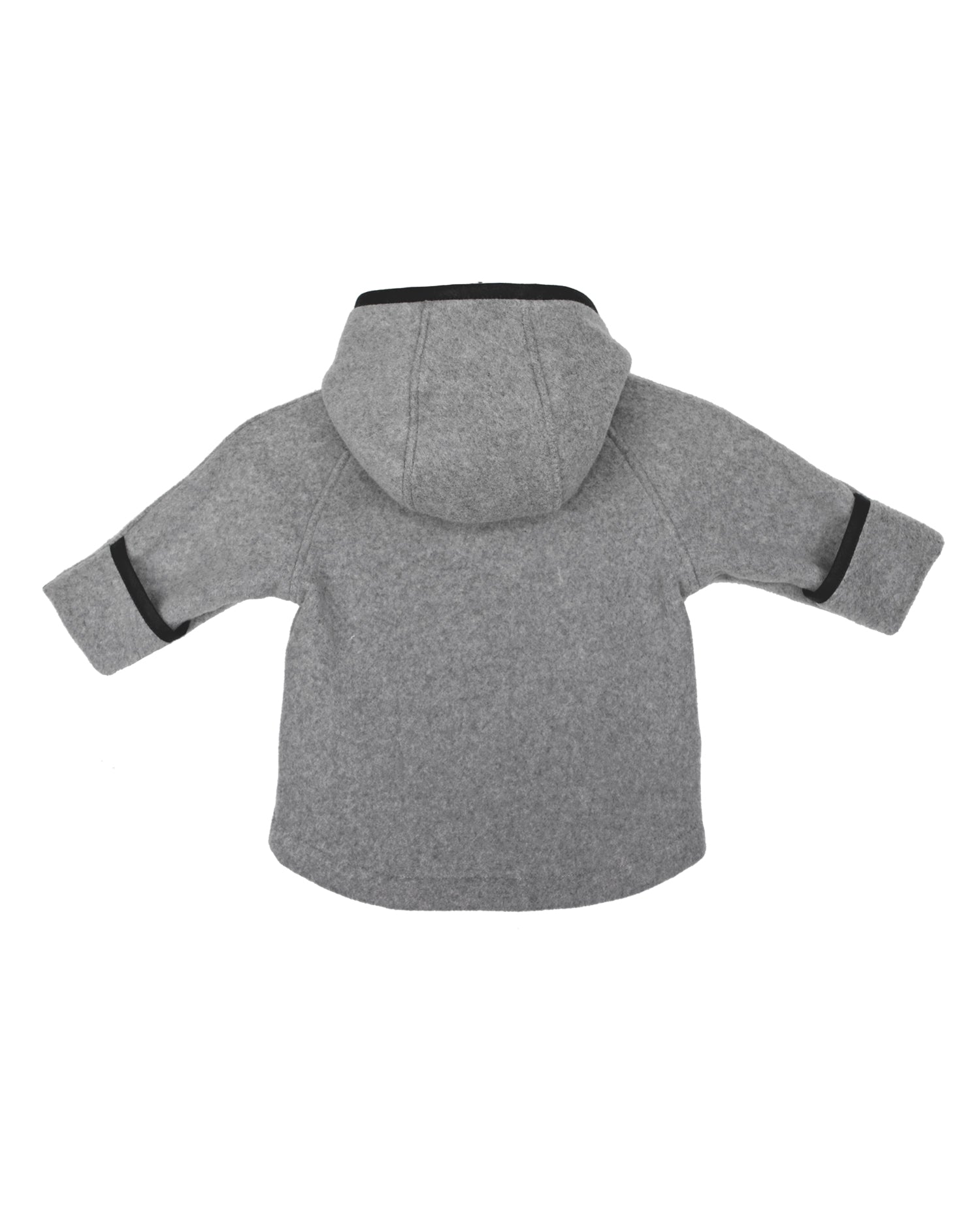 Jacke 'Mika' aus Bio-Baumwollfleece Rückansicht