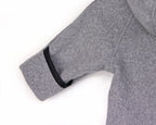Jacke 'Mika' aus Bio-Baumwollfleece mit Umschlagbündchen