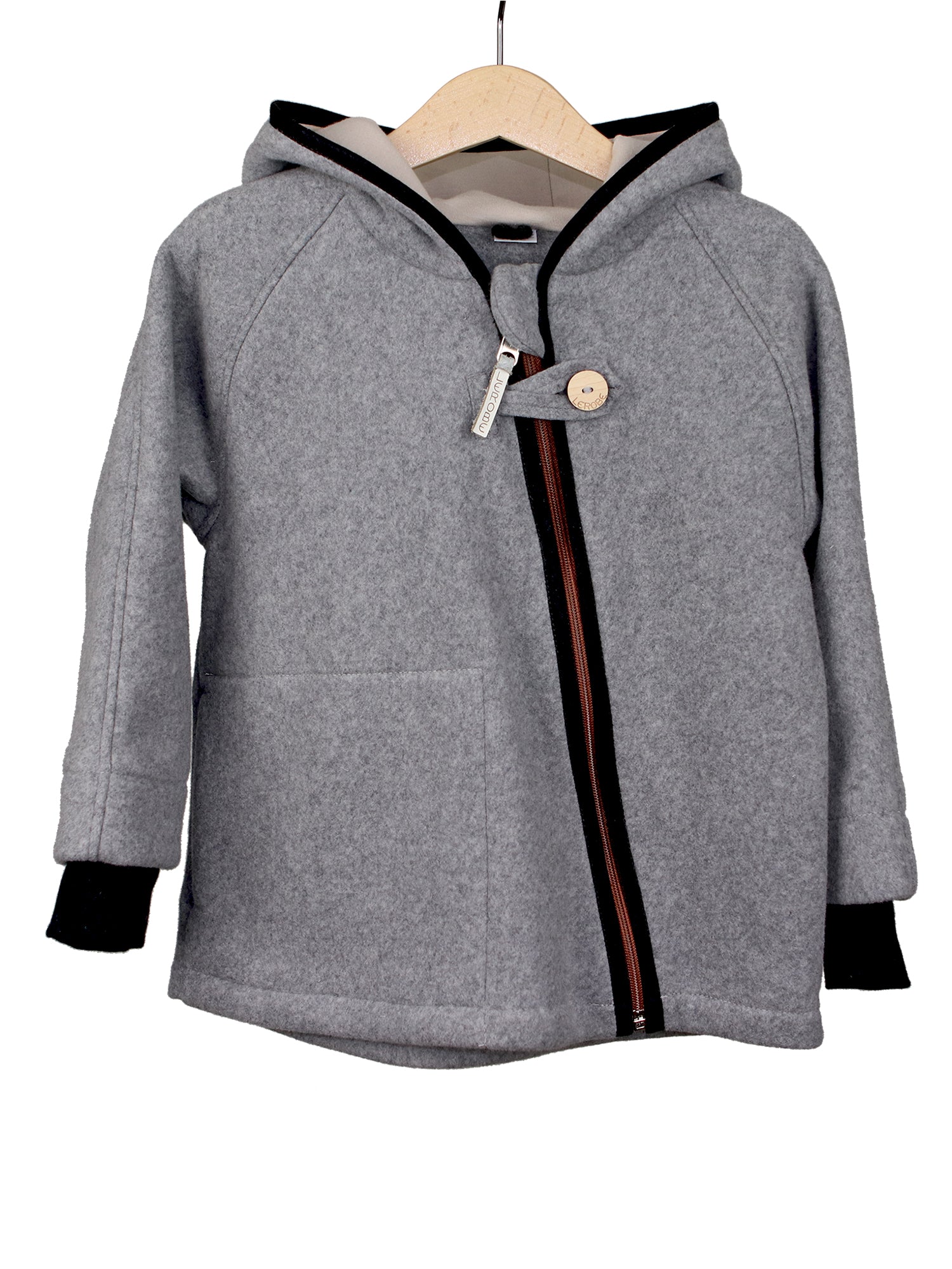 Fleecejacke 'Mika II'  Gr. 98/104 mit Bündchen