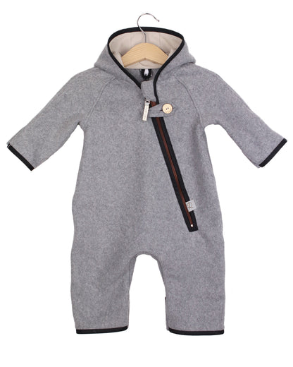 Overall 'Alex' aus Bio-Baumwollfleece grau